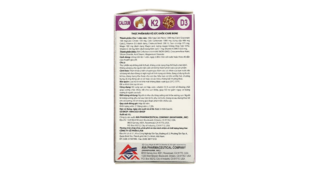 Thực phẩm bảo vệ sức khỏe Icare Bone - 5